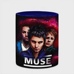 Кружка 3D Muse Band, цвет: 3D-белый + синий — фото 2