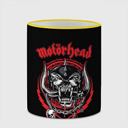Кружка 3D Motorhead, цвет: 3D-желтый кант — фото 2