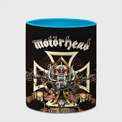 Кружка 3D Motorhead: The best of, цвет: 3D-белый + небесно-голубой — фото 2