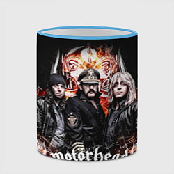 Кружка 3D Motorhead Band, цвет: 3D-небесно-голубой кант — фото 2