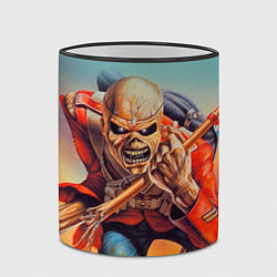 Кружка 3D Iron Maiden: Crash arrow, цвет: 3D-черный кант — фото 2