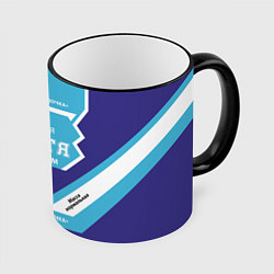 Кружка 3D Сладкая Настя, цвет: 3D-черный кант