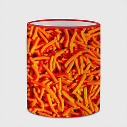 Кружка 3D Морковь, цвет: 3D-красный кант — фото 2