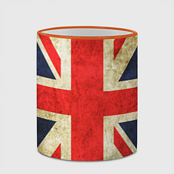 Кружка 3D Великобритания, цвет: 3D-оранжевый кант — фото 2