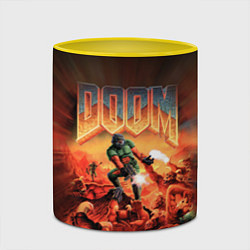 Кружка 3D DOOM: 1993, цвет: 3D-белый + желтый — фото 2