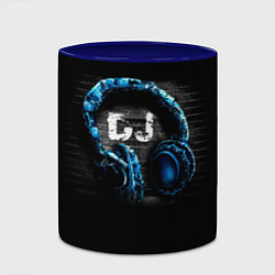 Кружка 3D DJ, цвет: 3D-белый + синий — фото 2