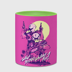 Кружка 3D What are you waiting for?, цвет: 3D-белый + светло-зеленый — фото 2