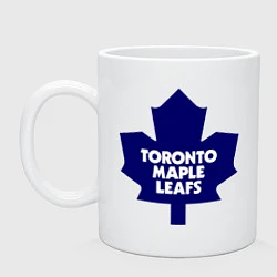 Кружка керамическая Toronto Maple Leafs, цвет: белый