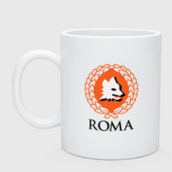 Кружка керамическая Roma, цвет: белый