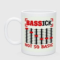 Кружка керамическая Bassick: Not so basic, цвет: фосфор