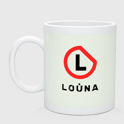 Кружка керамическая Louna Symbol, цвет: фосфор