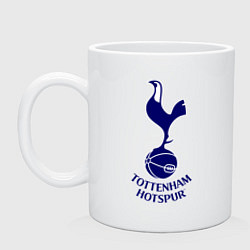 Кружка керамическая Tottenham FC, цвет: белый