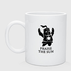 Кружка керамическая Praise the Sun, цвет: белый