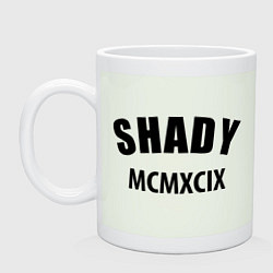 Кружка керамическая Shady MCMXCIX, цвет: фосфор