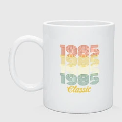 Кружка керамическая 1985 Classic, цвет: белый
