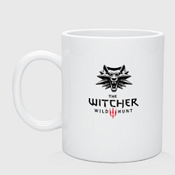 Кружка керамическая THE WITCHER 3:WILD HUNT, цвет: белый