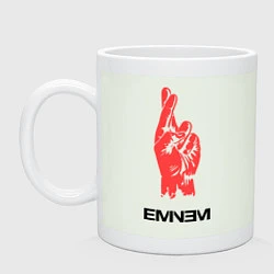 Кружка керамическая Eminem Hand, цвет: фосфор