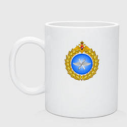 Кружка керамическая Военно - воздушные силы, цвет: белый