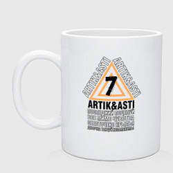 Кружка керамическая Artik & Asti, цвет: белый