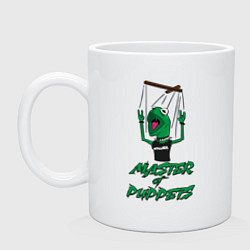 Кружка керамическая Metallica Master of Puppets, цвет: белый