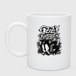 Кружка керамическая Ozzy Osbourne, цвет: белый