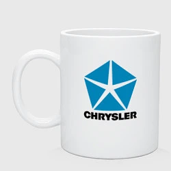 Кружка керамическая Chrysler, цвет: белый