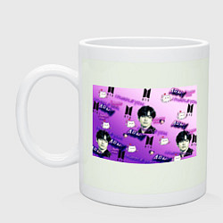 Кружка керамическая I purple you, цвет: фосфор