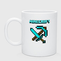 Кружка керамическая Minecraft, цвет: белый