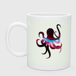 Кружка керамическая Space Octopus, цвет: фосфор