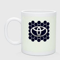 Кружка керамическая Toyota - Honeycomb, цвет: фосфор
