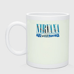 Кружка керамическая Nirvana Нирвана Рок Rock, цвет: фосфор
