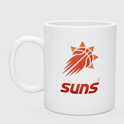 Кружка керамическая Suns Basketball, цвет: белый