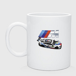 Кружка керамическая BMW Great Racing Team, цвет: белый