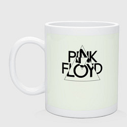 Кружка керамическая PINK FLOYD LOGO ПИНК ФЛОЙД, цвет: фосфор