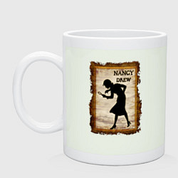 Кружка керамическая Нэнси Дрю Nancy Drew, цвет: фосфор