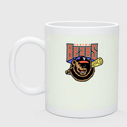 Кружка керамическая Yakima Bears - baseball team, цвет: фосфор