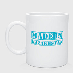 Кружка керамическая Made In Kazakhstan, цвет: белый