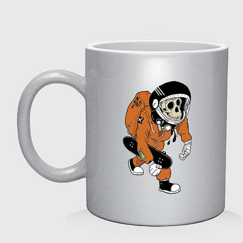 Кружка Astronaut Cool Monkey / Серебряный – фото 1