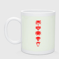 Кружка керамическая ШКОЛА ВЕДЬМАКОВ THE WITCHER SCHOOL, цвет: фосфор