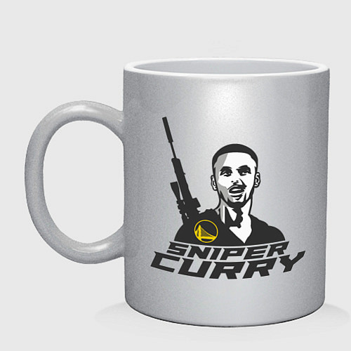 Кружка Sniper Curry / Серебряный – фото 1