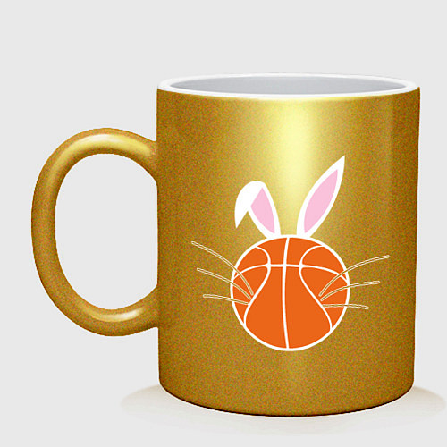 Кружка Basketball Bunny / Золотой – фото 1