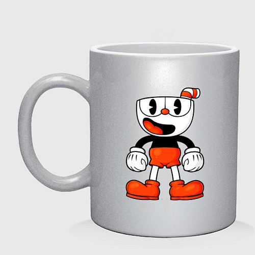 Кружка Cuphead красная чашечка / Серебряный – фото 1