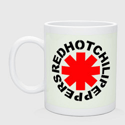 Кружка керамическая Peppers logo, цвет: фосфор