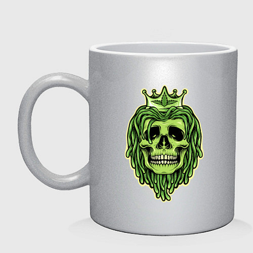 Кружка Green Skull / Серебряный – фото 1