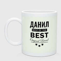 Кружка керамическая ДАНИЛ BEST OF THE BEST, цвет: фосфор