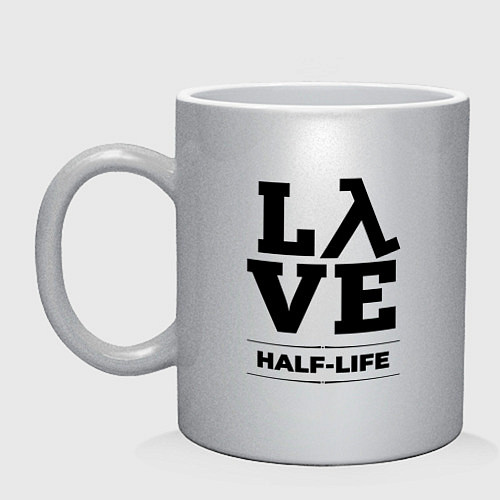 Кружка Half-Life Love Classic / Серебряный – фото 1