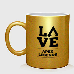 Кружка керамическая Apex Legends Love Classic, цвет: золотой