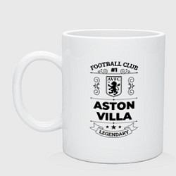 Кружка керамическая Aston Villa: Football Club Number 1 Legendary, цвет: белый