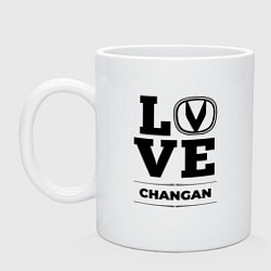 Кружка керамическая Changan Love Classic, цвет: белый