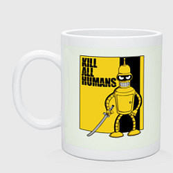 Кружка керамическая Bender - Kill Bill, цвет: фосфор